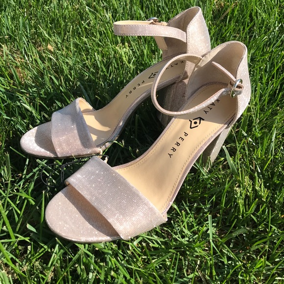 rose gold colored heels